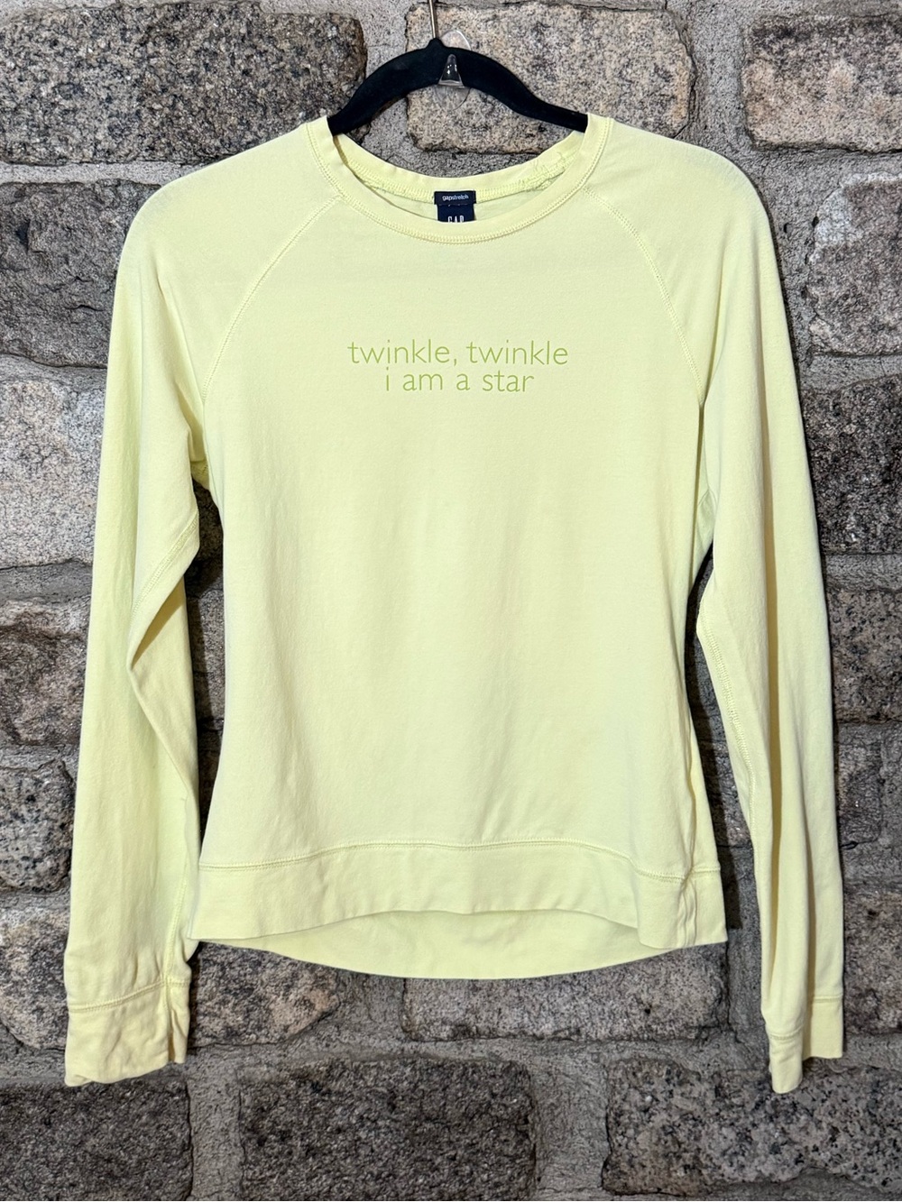 GAP Stretch Long-Sleeve Crewneck Top